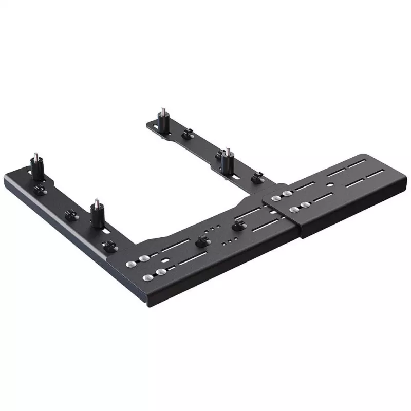 VIRPIL Controls predlžovacia doska držiaka stoličky, 140mm - čierna