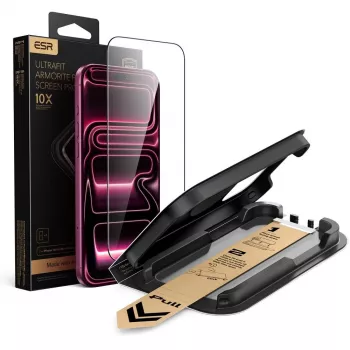 ESR UltraFit Armorite Pro tvrdené sklo ochrana displeja pre iPhone 17 Pro Max / 18 Pro Max - čierna