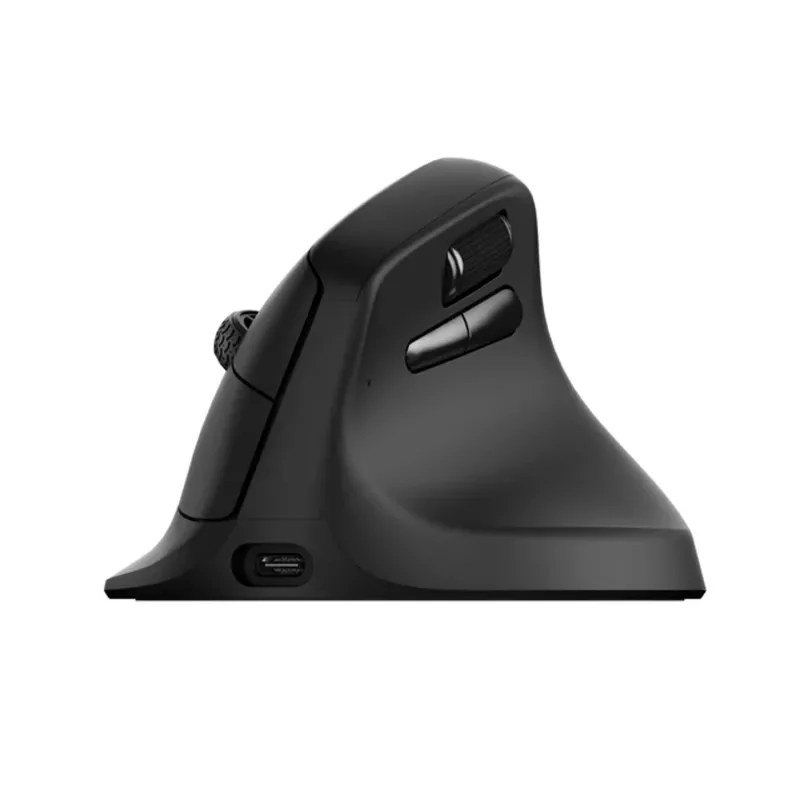 Keychron M5-A29 vertikálna PixArt 3311 1K čierna ergonomická bezdrôtová herná myš