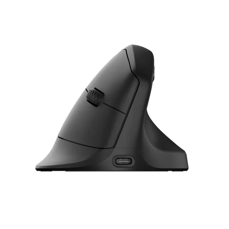 Keychron M5-A29 vertikálna PixArt 3311 1K čierna ergonomická bezdrôtová herná myš