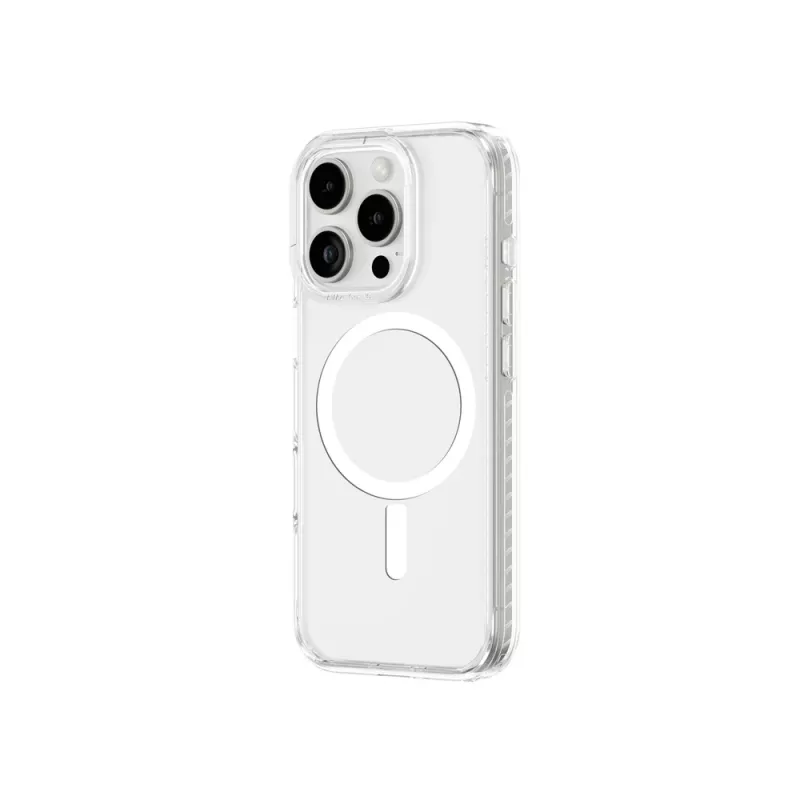 AMAZINGTHING Titan Pro Mag puzdro s magnetickým krúžkom pre iPhone 16 Pro - transparentné