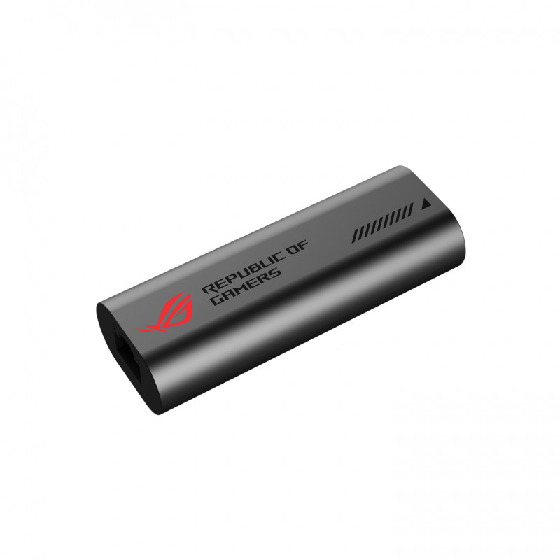 ASUS ROG USB-C10G 10G Ethernet adaptér 2-in-1 s USB-C a USB-A konektorom, Plug & Play, kompaktný a vhodný na cestovanie