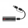 ASUS ROG USB-C10G 10G Ethernet adaptér 2-in-1 s USB-C a USB-A konektorom, Plug & Play, kompaktný a vhodný na cestovanie
