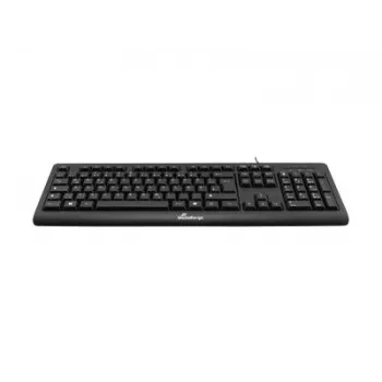 MediaRange MROS109-GR káblová USB klávesnica, QWERTY grécke rozloženie, čierna, 105 klávesov, membránová, 1,5 m kábel