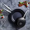GreenPan Barcelona sada panvíc 3-dielna 20/24/28 cm čierna keramická nepriľnavá