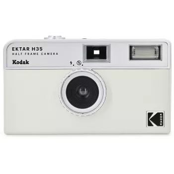 Kodak Ektar H35 Half-Frame 35mm filmový fotoaparát - biela/sivá