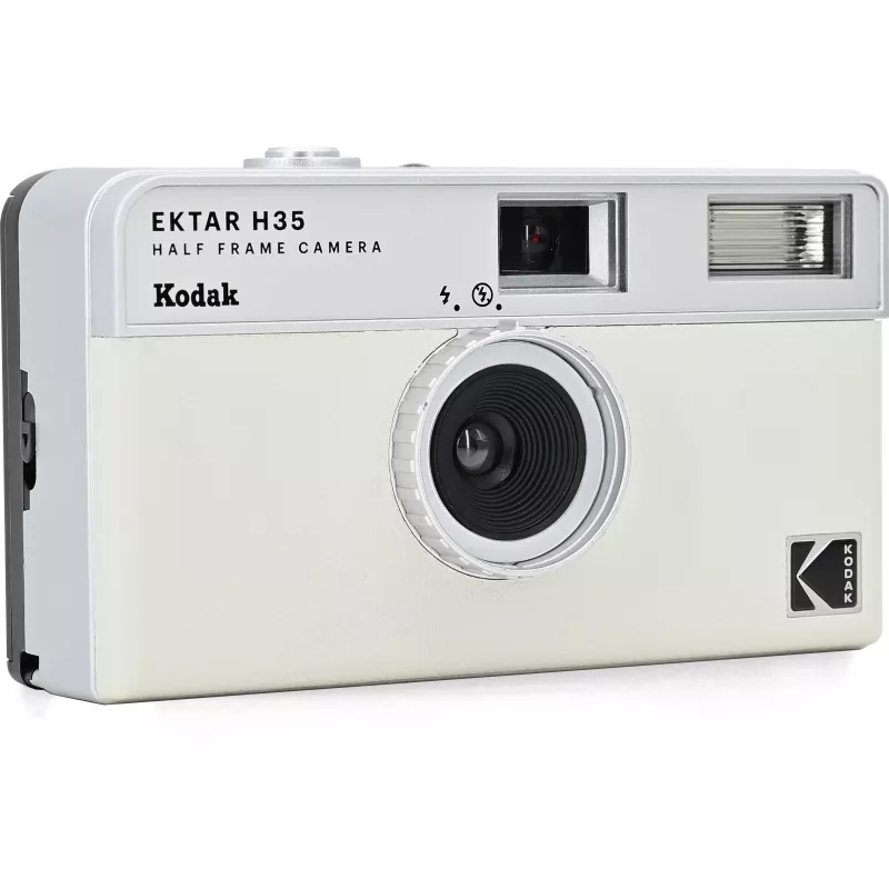 Kodak Ektar H35 Half-Frame 35mm filmový fotoaparát - biela/sivá