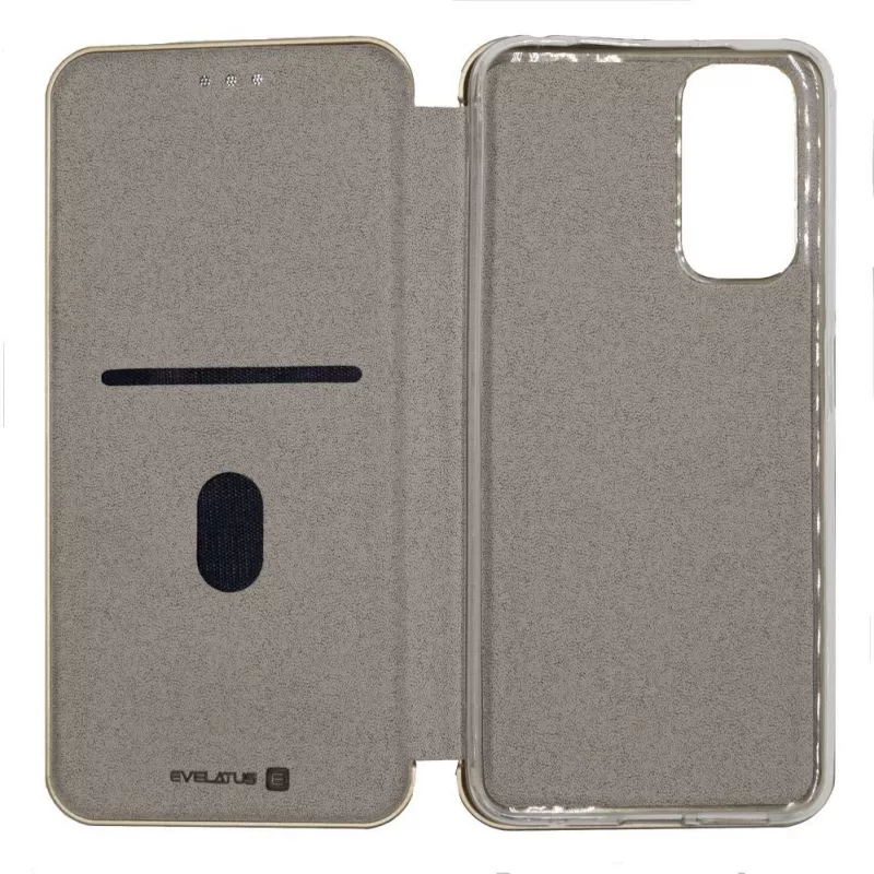 Evelatus Xiaomi Redmi Note 10S / Poco M5s knižné puzdro zlaté
