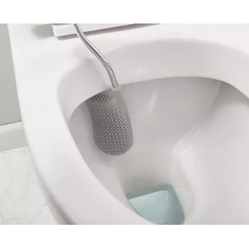 Joseph Joseph Flex súprava WC kefy s držiakom, svetlosivá