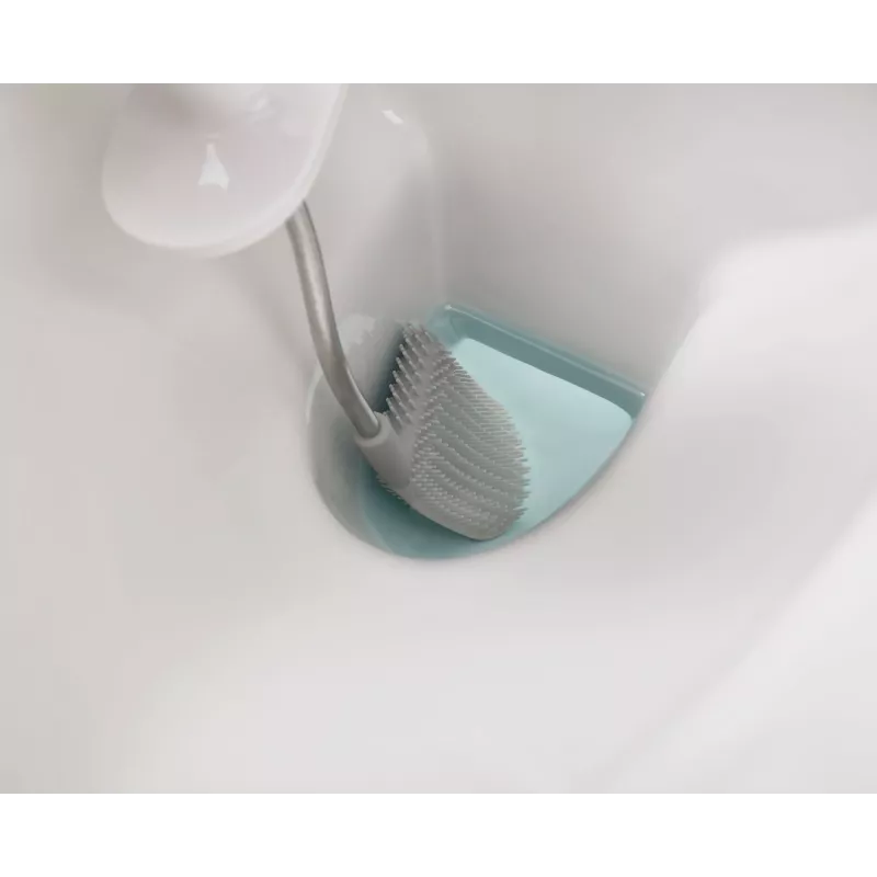 Joseph Joseph Flex súprava WC kefy s držiakom, svetlosivá