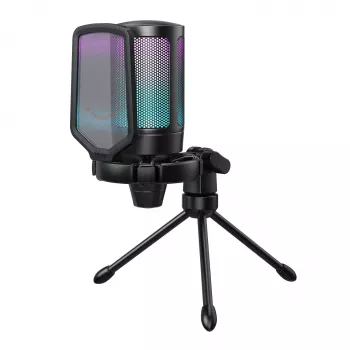 FIFINE A6V AMPLIGAME RGB USB kondenzátorový mikrofón čierny