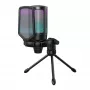 FIFINE A6V AMPLIGAME RGB USB kondenzátorový mikrofón čierny