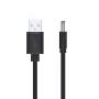 UNITEK USB na DC 3,5x1,35mm napájací kábel 5V 2A 1,5m čierny