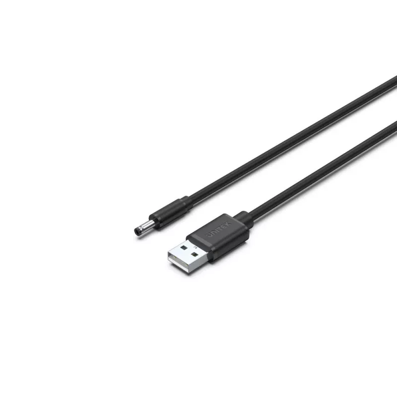 UNITEK USB na DC 3,5x1,35mm napájací kábel 5V 2A 1,5m čierny