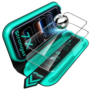 ESR UltraFit Armorite tvrdené sklo ochranné sklo 2 ks balenie pre iPhone 17 Pro / 18 Pro – čierna