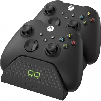 Venom Twin Docking Station pre Xbox Series X|S a Xbox One - dvojitá nabíjacia stanica pre ovládače s 2x NiMH 850 mAh batériami - LED indikátory - čierna