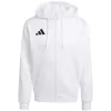 adidas Entrada 26 pánska mikina s kapucňou na zips biela M