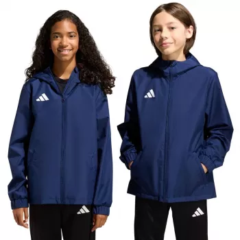 adidas Entrada 26 detská bunda All Weather Navy Blue 152cm