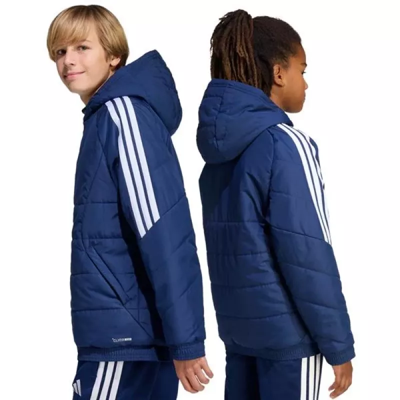 adidas Tiro 26 zimná bunda pre deti Navy Blue 152cm