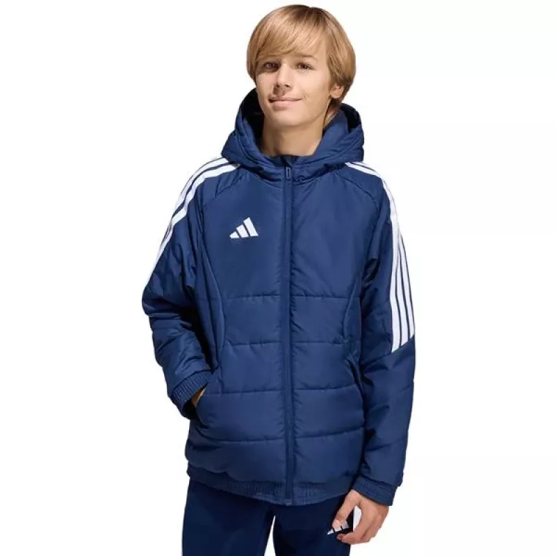 adidas Tiro 26 zimná bunda pre deti Navy Blue 152cm