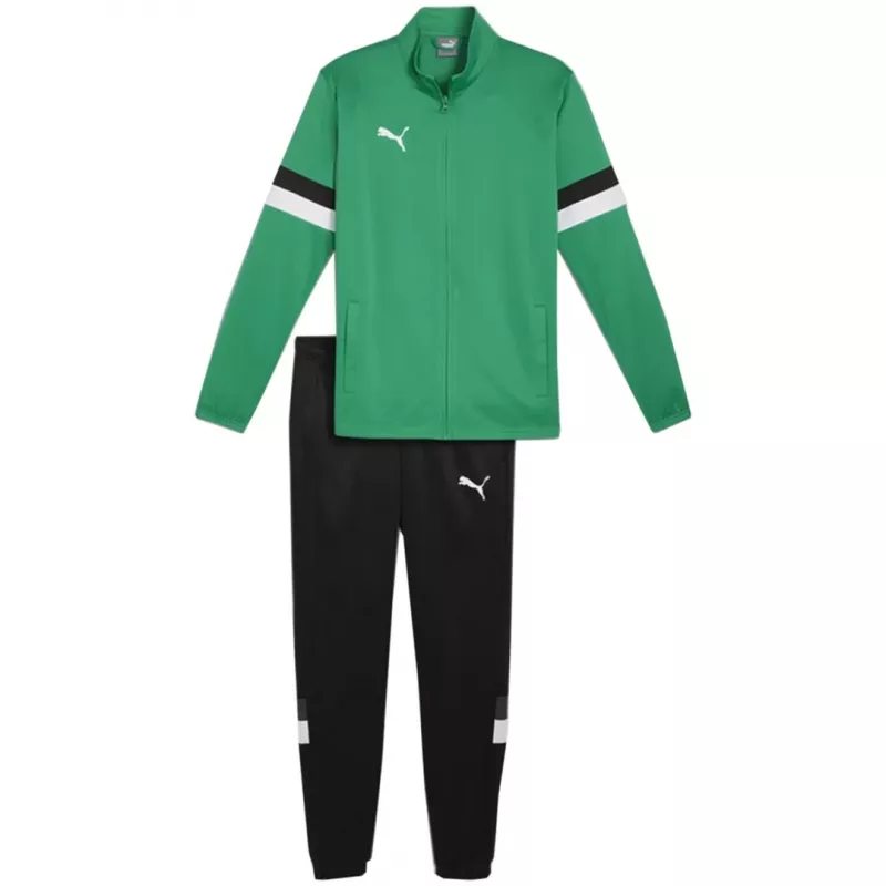 PUMA pánske Team Rise tréningová súprava Forest Night / Puma Black 2XL