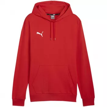 PUMA Team Goal Casuals mikina s kapucňou červená 658618 01 pánsky fleece pulóver