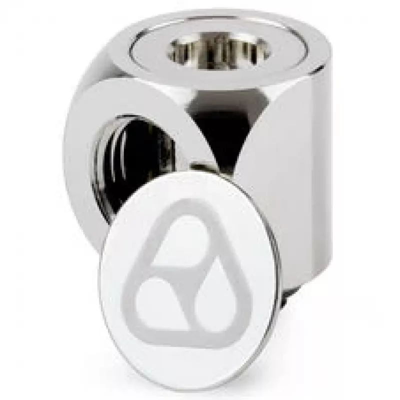 Thermal Grizzly DeltaMate rotačný 90° adaptér G1/4 inch - lesklý nikel