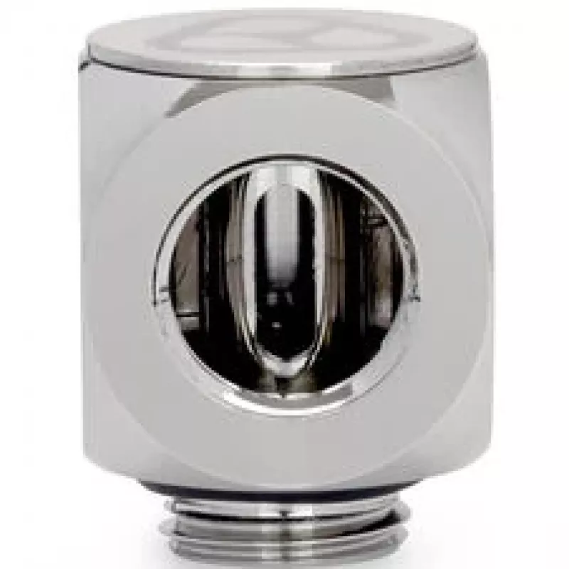 Thermal Grizzly DeltaMate rotačný 90° adaptér G1/4 inch - lesklý nikel