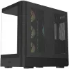 Fortron M581 Mid-Tower skriňa, čierna, panoramatické tvrdené sklo, 4x ARGB ventilátory