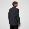 Berghaus 24/7 Tech Tee LS HZ Jet Black pánske tričko s dlhým rukávom a polovičným zipsom