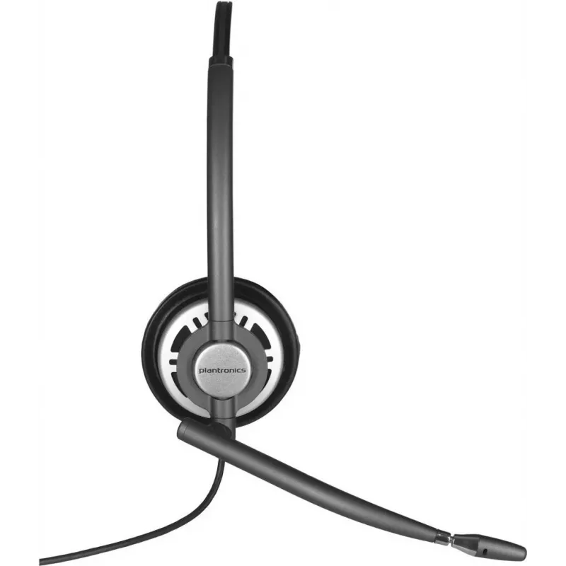 Poly EncorePro HW710 káblový monaurálny headset s mikrofónom s potlačením hluku, Quick Disconnect, čierny