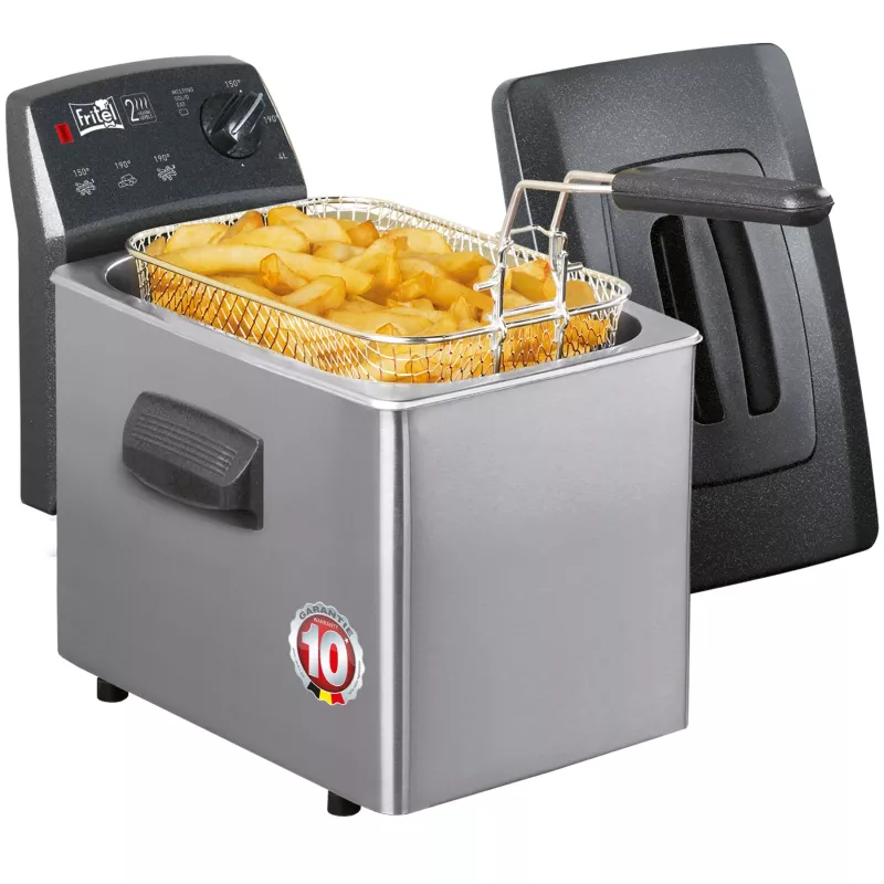 FRITEL TURBO SF fritéza 4L 2800W antracit metalická/strieborná