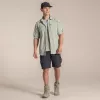 Craghoppers NosiLife Adventure LS Shirt III - pánska cestovná košeľa, Bay Leaf, Medium