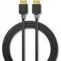 Nedis High Speed HDMI kábel s Ethernetom - 4K@60Hz, ARC, 18 Gbps, 1,00 m, antracitový