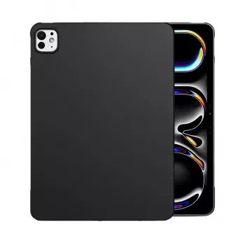 MRDISC zadné puzdro pre Apple iPad Pro M4 čierne TPU - tenké puzdro tlmiacе nárazy so zvýšenými okrajmi, odolný matný povrch, presné výrezy (MG-BCIPTABPROM4SW)