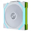 Lian Li UNI FAN SL FLEX Wireless PWM ARGB Reverse Blade 120mm ventilátor 3-balík s kontrolérom - biela