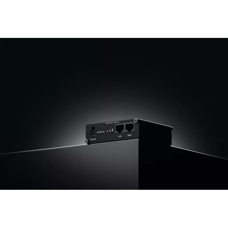 Teltonika Networks RUT202 4G LTE WLAN router, Dual-SIM, 2x Ethernet, montáž na DIN lištu/stenu, hliník
