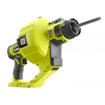 RYOBI RDA18-0 ONE+ akumulátorový čistič potrubia 18V (holý nástroj) - 7,6 m špirála, automatický posuv, LED svetlo