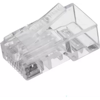 UNITEK RJ45 modulárny konektor (8P8C) Cat.6, 100 kusov, transparentný