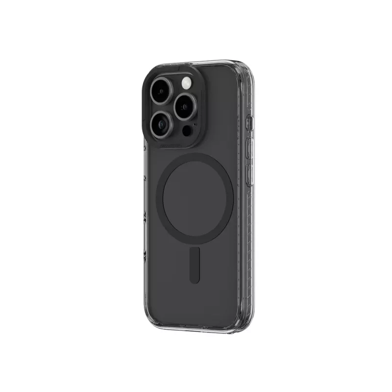 AMAZINGTHING Titan Pro Mag Case silikónové puzdro s magnetickým krúžkom pre iPhone 16 Pro Max - čierna