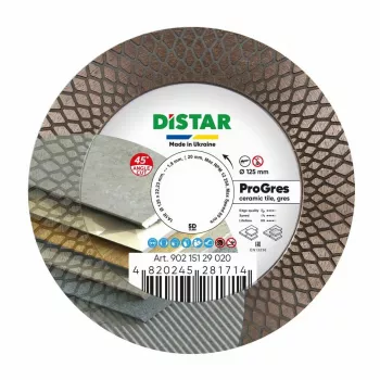 DISTAR PRO GRES diamantový rezací kotúč 125 x 1.9 x 8/20 x 22.23mm
