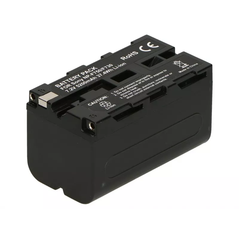 2-POWER kamkordérová batéria 7,4V 5200mAh Sony NP-F730 InfoLithium L