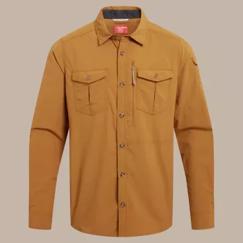 Craghoppers NosiLife Adventure LS Shirt III - Deep Henna, veľkosť L