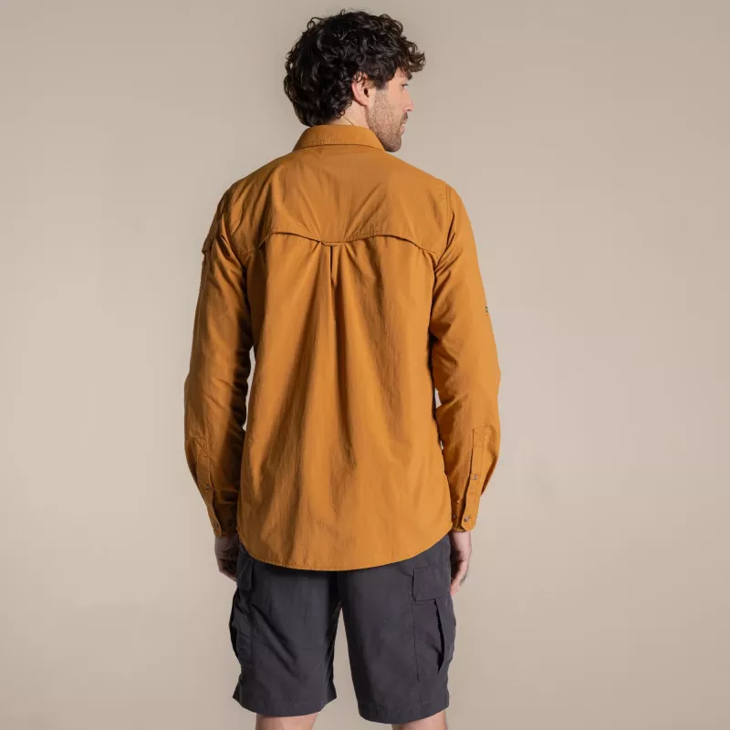 Craghoppers NosiLife Adventure LS Shirt III - Deep Henna, veľkosť L