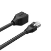 UNITEK Cat6 UTP RJ45 predlžovací kábel M-F 5m čierny
