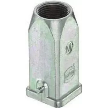 HARTING Han 3EMC puzdro s priechodkou, vstup kábla zhora, 2 výstupky, M20 (19620031440)