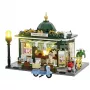 LUMIBRICKS F9023 voľne stojaci stojan na časopisy z ocele, čierny práškovo lakovaný, jedna priehradka