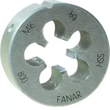 FANAR Kruhový závitový rezák M18 x 2,50 mm HSS DIN 223