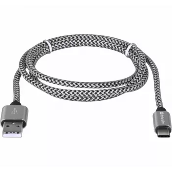 Defender USB-A na USB-C kábel 1,0 m 2,1 A biely