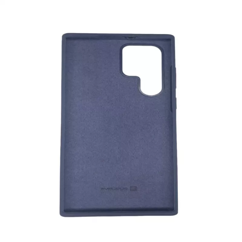 Evelatus Samsung Galaxy S22 Ultra Premium Soft Touch silikónové puzdro tmavomodré